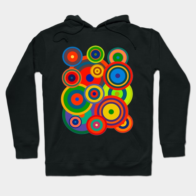 Op Art No. 202 Kandinsky Hoodie by RockettGraph1cs